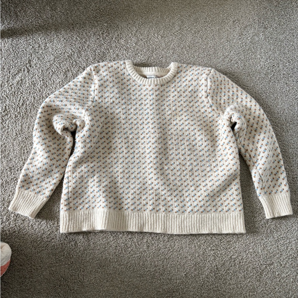 100% Wool LL Bean Sweater
